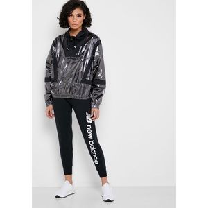 New Balance Metallic Quarter Zip Windbreaker